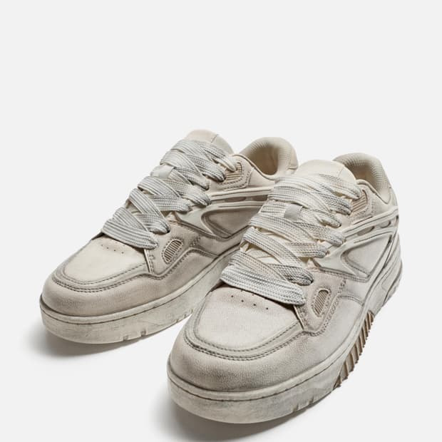 자라 더티 스니커즈 