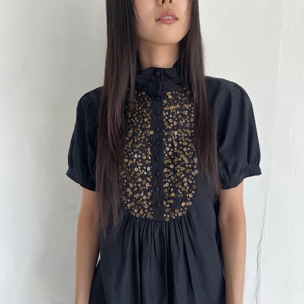 dkny jeans spangle blouse