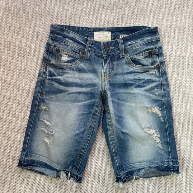 빈티지 Lolita jeans 디스트로이드 쇼츠