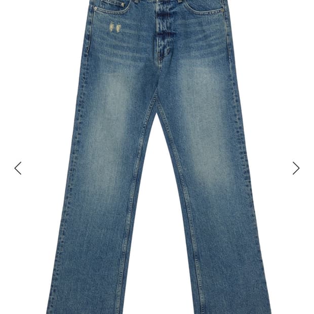 세비지 중청 부츠컷 데님 진 (L size)