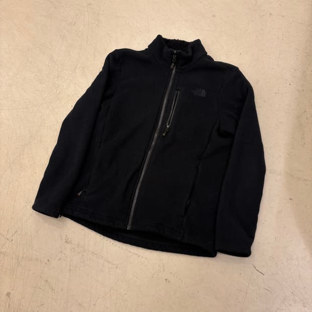 노스페이스 스몰로고 블랙 바람막이