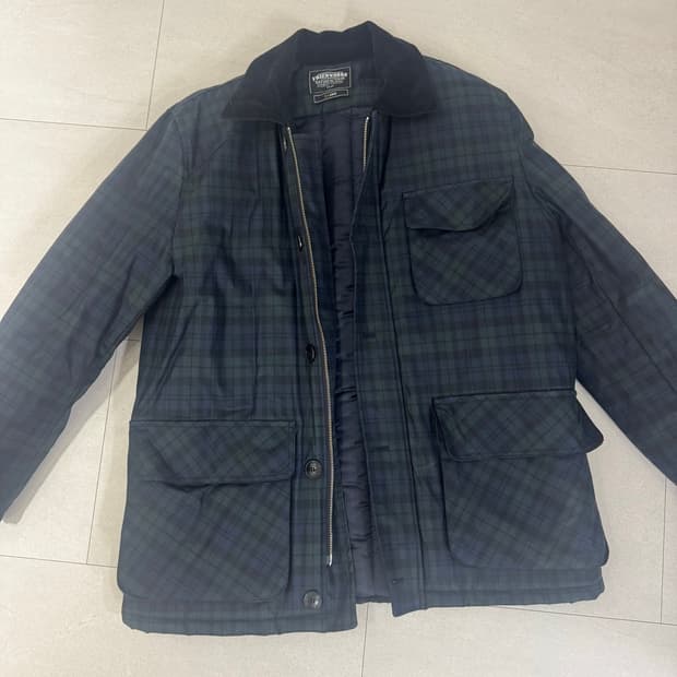 프리즘웍스 블랙워치 패딩 자켓(XL)