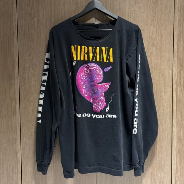 NIRVANA “COME AS YOU ARE”  빈티지 티