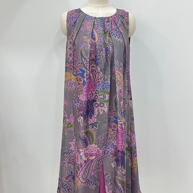 에트로 실크 민소매 원피스