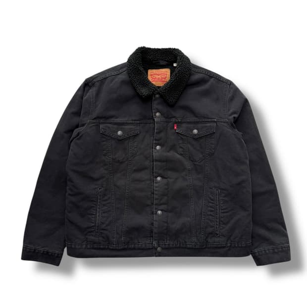 리바이스 블랙 쉐르파 자켓