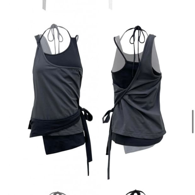 나체 멀티웨이 슬리브리스 multway layered sleeveless