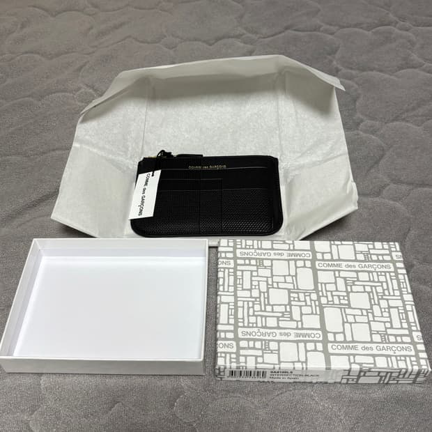 [새상품] 꼼데가르송 월렛 인터섹션 블랙