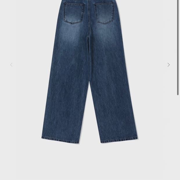 버뮬라 burmula maxi denim pants deep blue