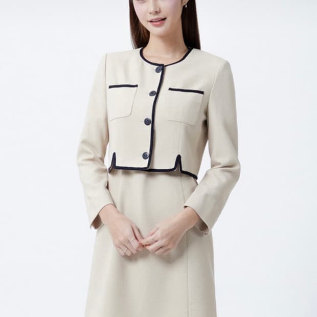 it Michaa 잇미샤 트위드 투피스_55사이즈