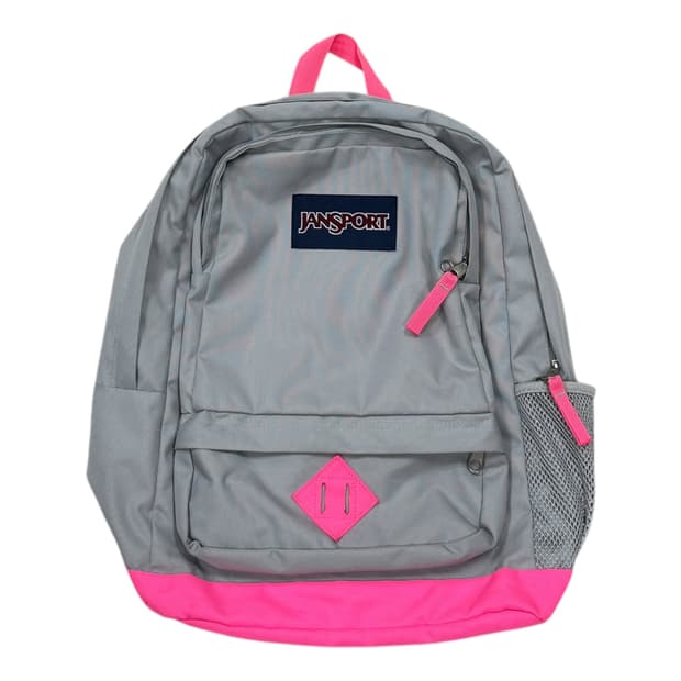 잔스포츠 빈티지 돼지코 그레이 핑크 회핑 백팩 가방