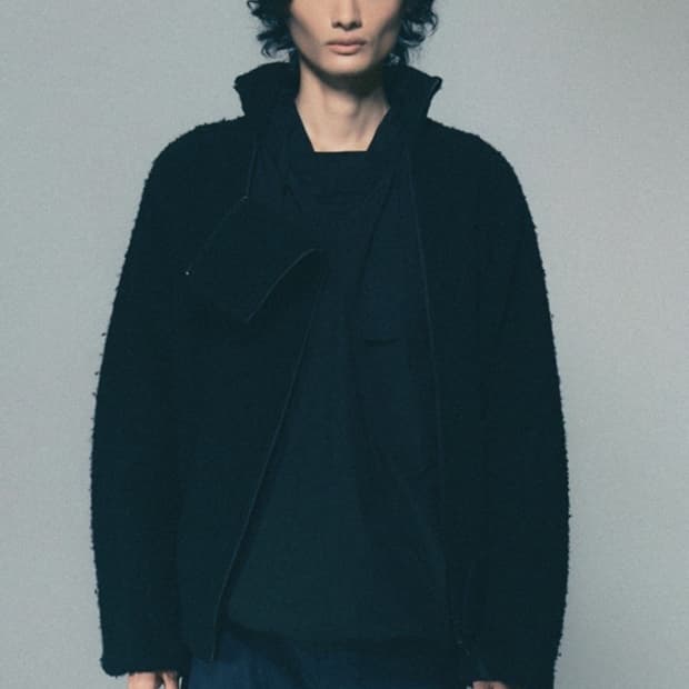 Kolon x jiyong kim 레이어드 플리스 자켓