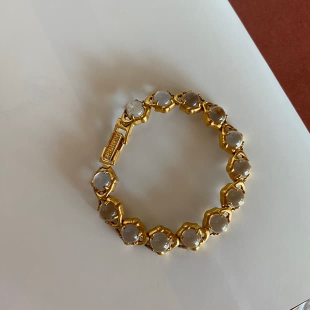 빈티지 크리스탈 비즈 팔찌