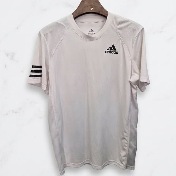 L,100 )) adidas 아디다스 화이트 & 블랙 반팔티셔츠!~
