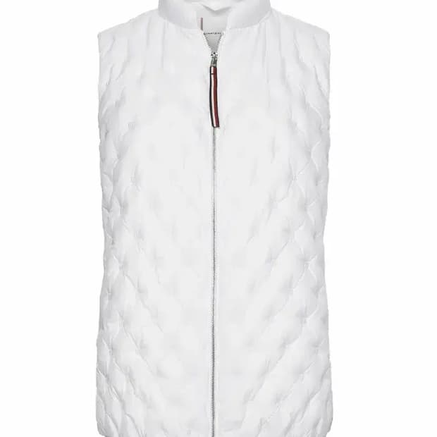 타미힐피거 여성 도트 자수 경량 다운 베스트 66~77