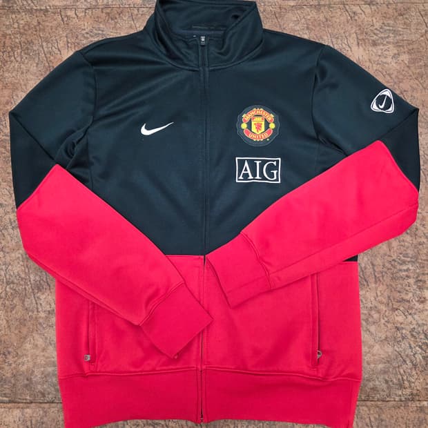나이키 09-10 맨체스터 유나이티드 저지 트랙탑 100