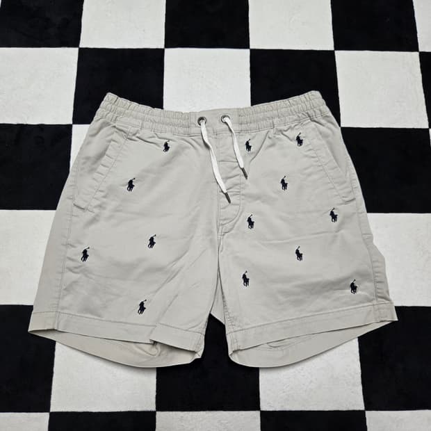 S 폴로랄프로렌 프렙스터 반바지 멀티포니 베이지