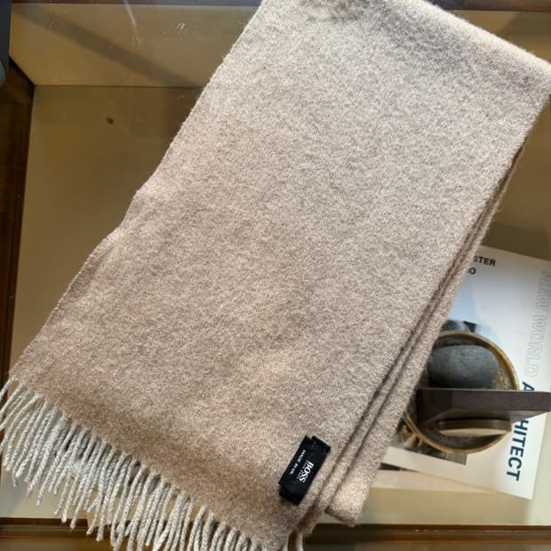 휴고보스 캐시미어 머플러 