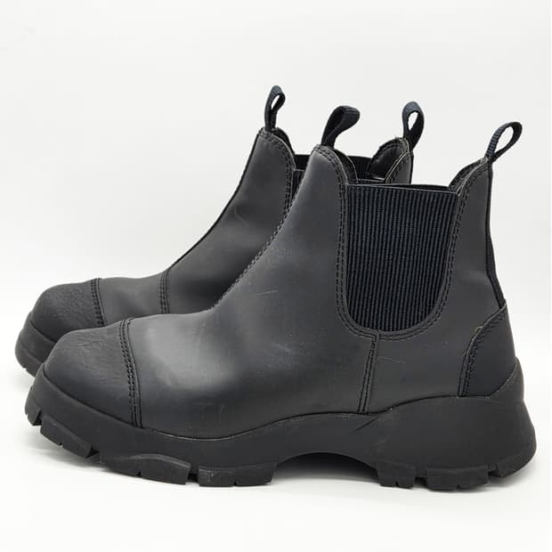 COS 코스 청키 러버 부츠 블랙 (275)