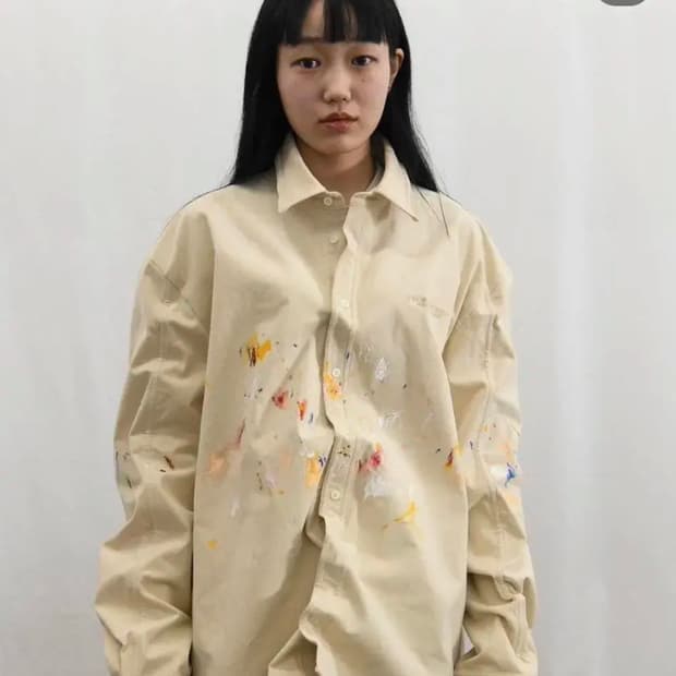 뮤지엄비지터 와이어 셔츠/새상품급 