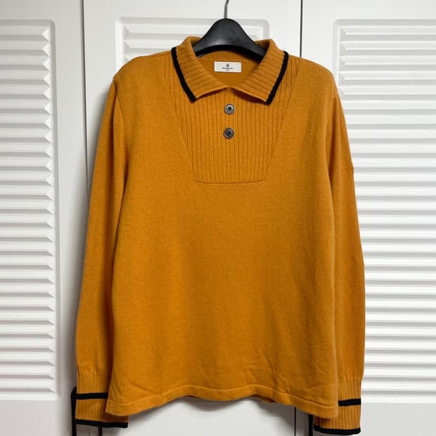 먼싱웨어 니트 티셔츠