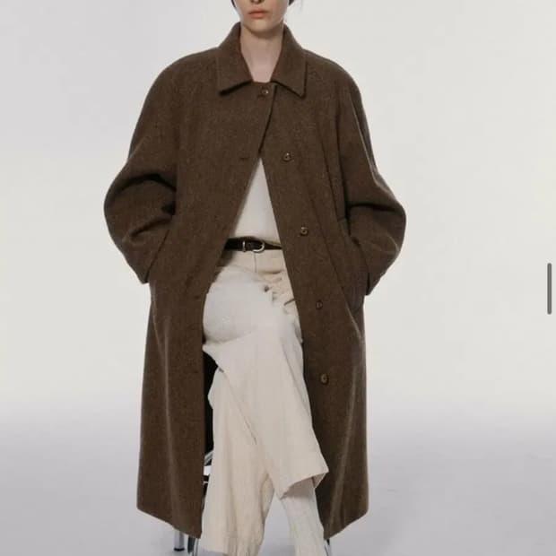 낫띵리튼 울 발마칸 코트 (타우페)