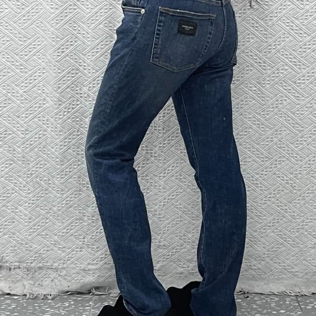 돌체앤가바나 모던시크 캐주얼 힙패치 스키니 데님팬츠 30인치 C09725