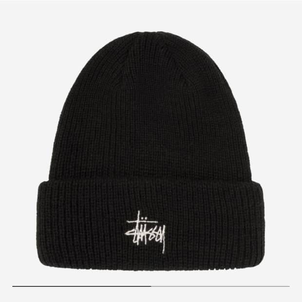 [삿포로 매장 구매] 스투시 Stussy Basic Cuff 비니 블랙