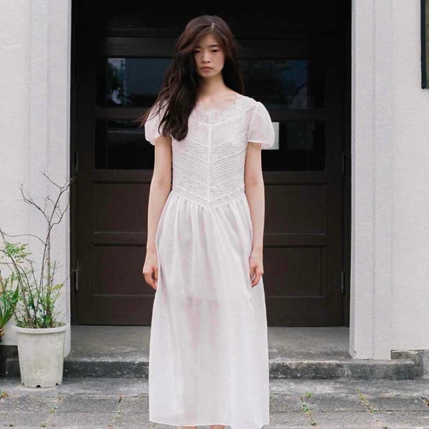 (새상품) fletta 플레따 132 마요르카 드레스 아이보리