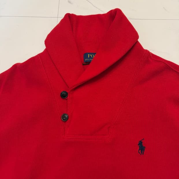 폴로 숄카라 스웻셔츠