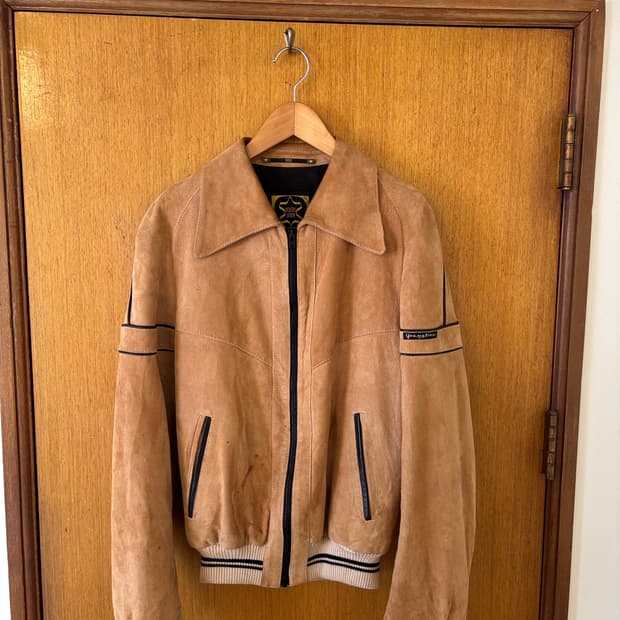 빈티지 스웨이드 자켓