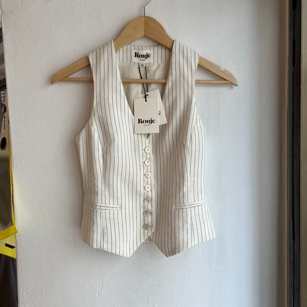 [34] Rouje Paris 스트라이프 베스트