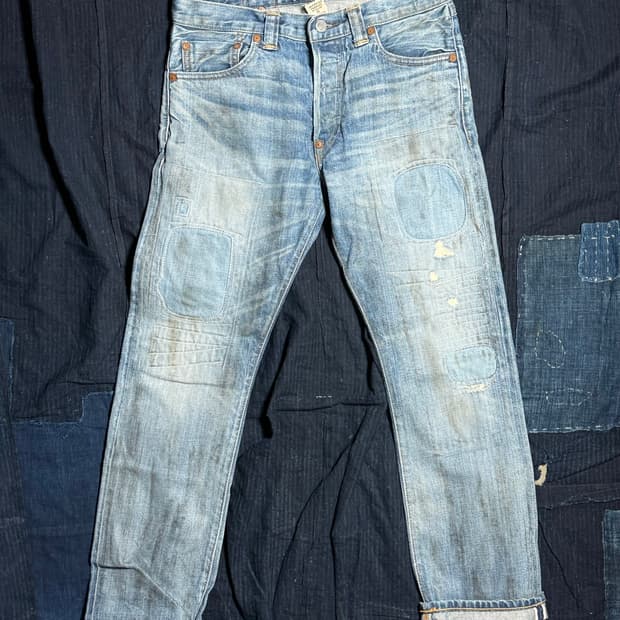 R.R.L 1936 버클백 데님 팬츠 노르망디 워시 26