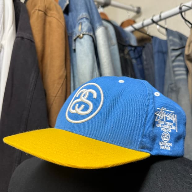 스투시 월드투어 스냅백