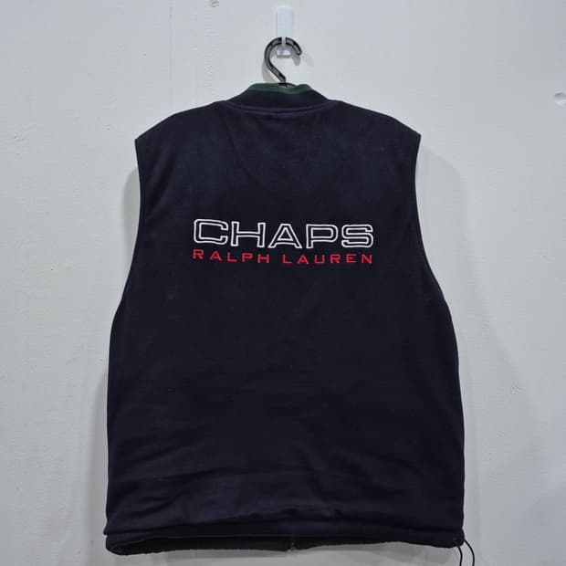 챕스 랄프로렌 리버시블 패딩 조끼 남성 100사이즈