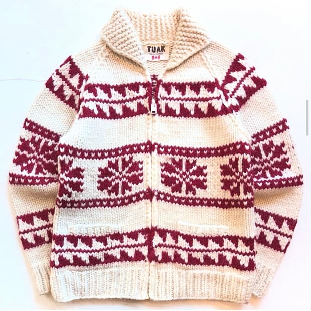 90's TUAK Handmade Cowichan sweater