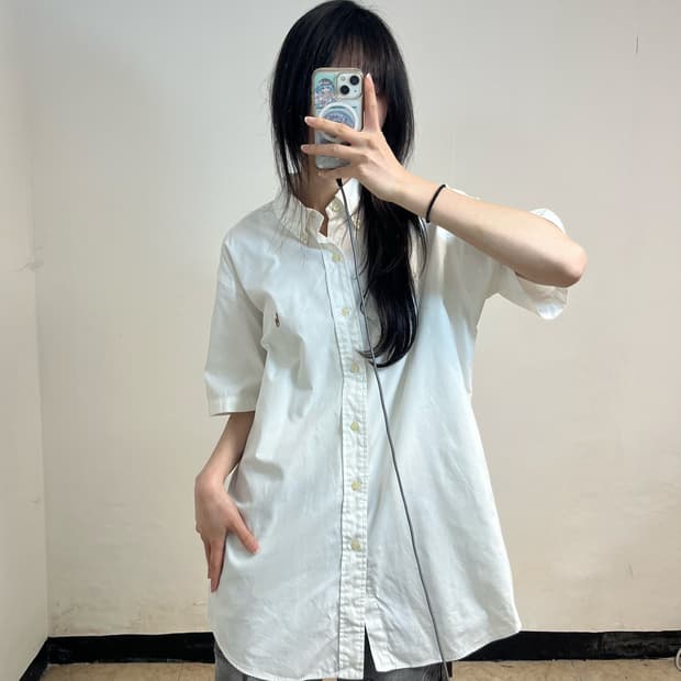 Polo white short sleeve shirt