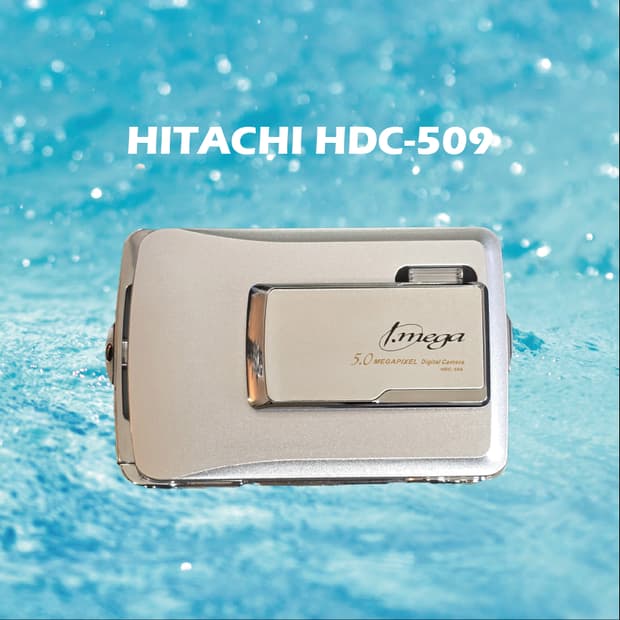 (작례O/빈티지 디카) 히타치 I.mega HDC-509 실버