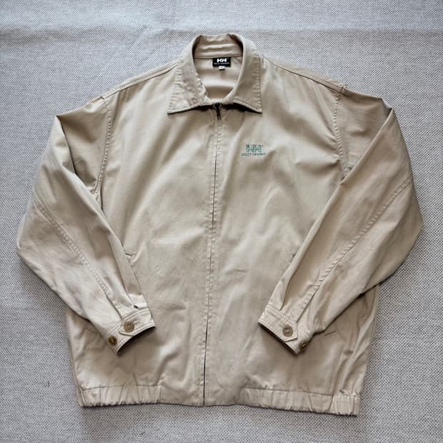 헬리한센 베이지 코튼 자켓