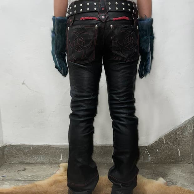 Devil Western Leather Pant 