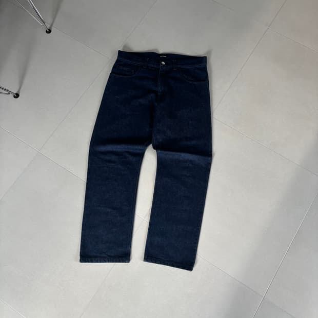 라프시몬스 low crotch 데님