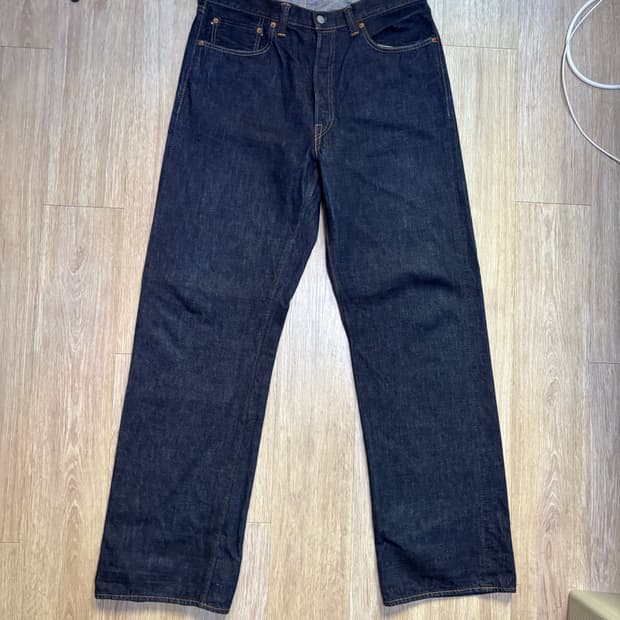 풀카운트 0105w 셀비지데님