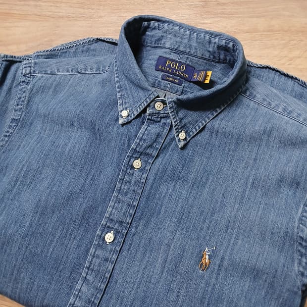 polo 폴로 랄프로렌 데님 청셔츠 청남방