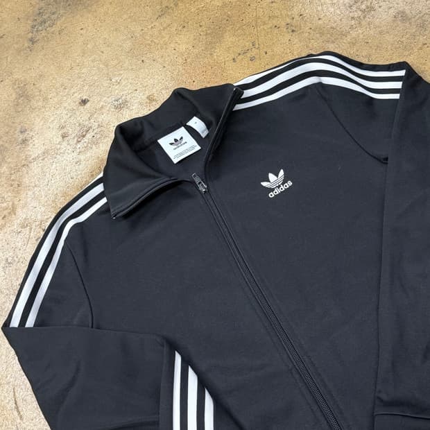 아디다스 베켄바우어 블랙 져지 트랙탑