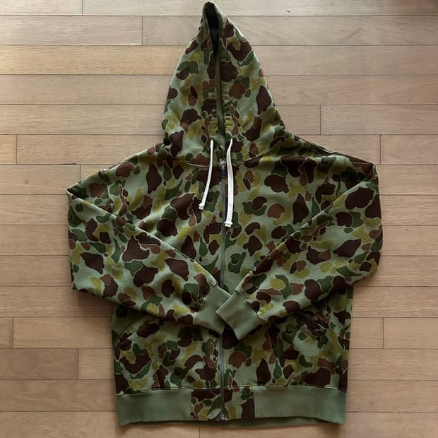 나이젤카본_후드 집업 카모_M