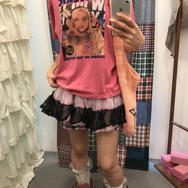 히스테릭글래머 히스걸 퍽베어 반팔티
