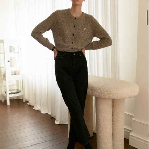 depound 드파운드 블랙 데님 팬츠