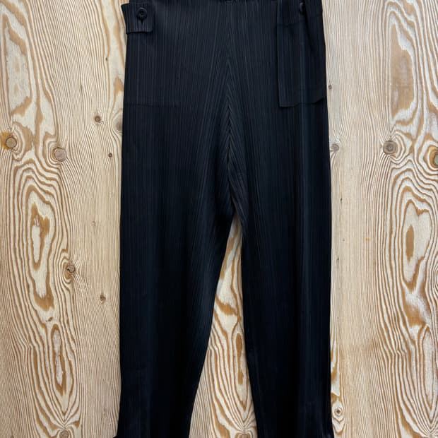 플리츠 플리즈 팬츠