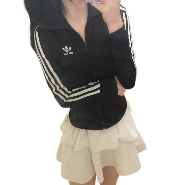 아디다스 구파 레이스 블랙 트랙탑 져지