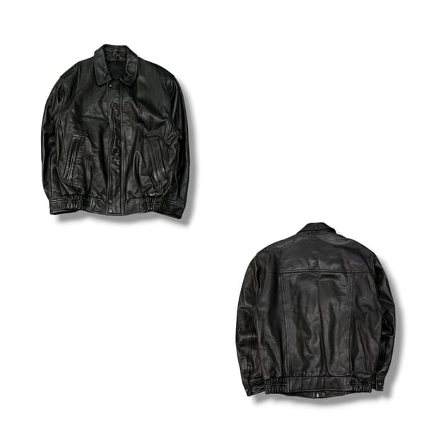  빈티지 리얼레더 자켓 y14112