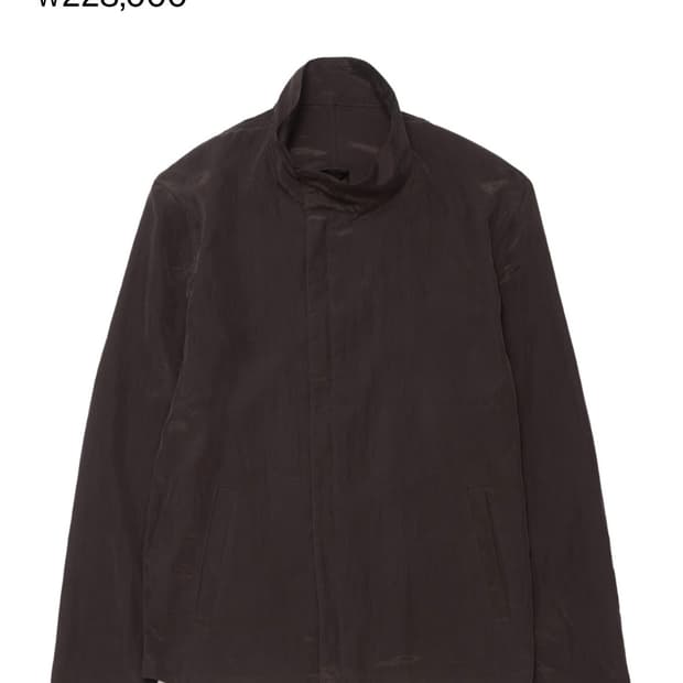해칭룸 High Neck Shirket Burgundy